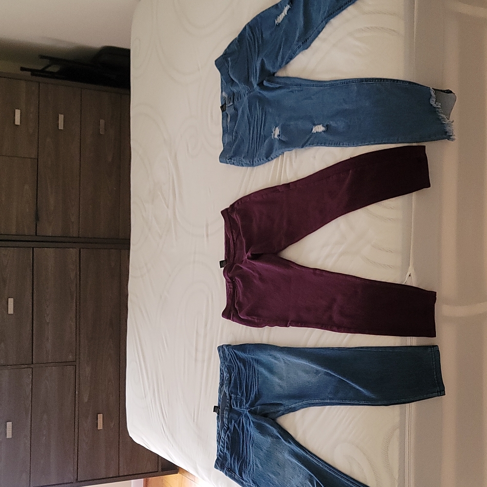 A bundle of 3 large size HUE pants